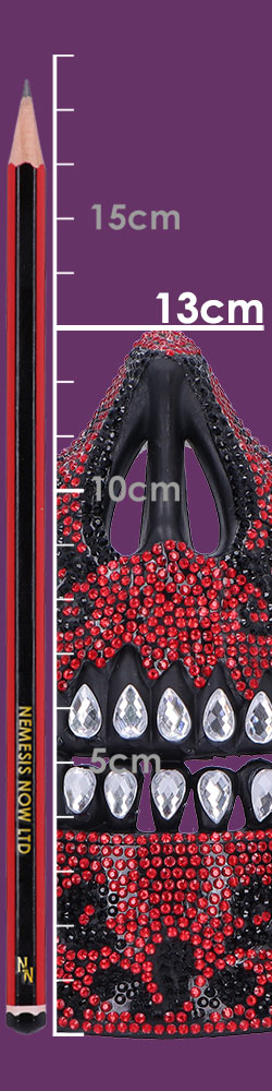 Jewelled Masquerade (Red) 17.5cm