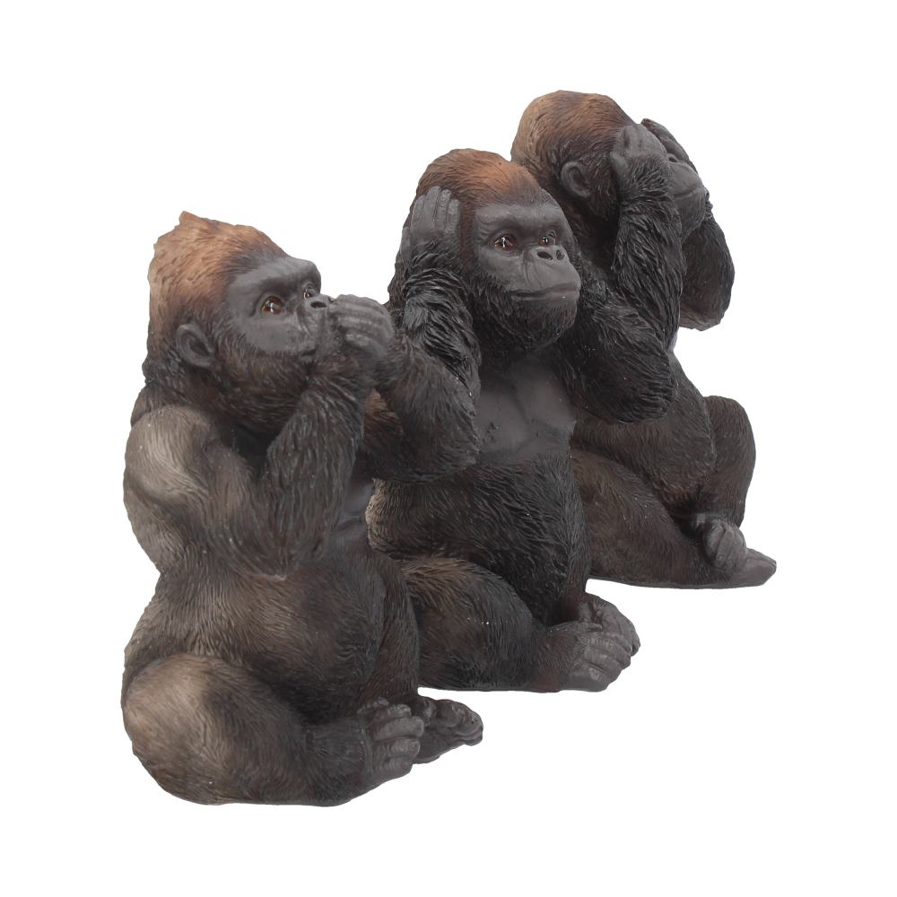 Three Wise Gorillas 13cm