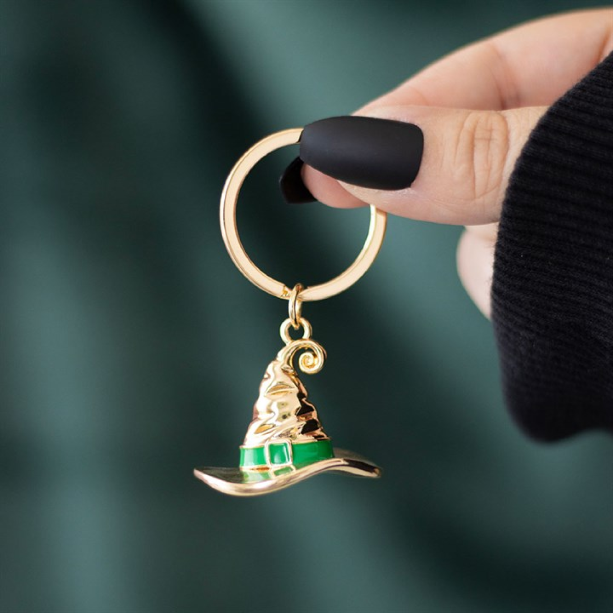 Bad Witch Alloy Witch Hat Keyring 6.5cm