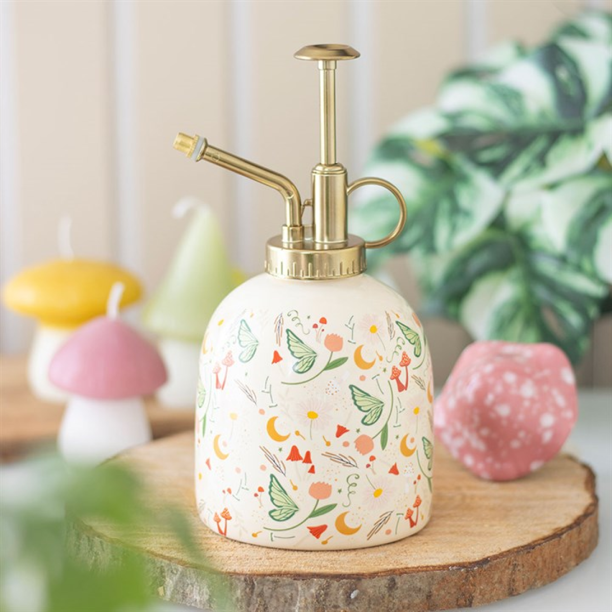 Fairy Folklore Print Ceramic Plant Mister 18cm