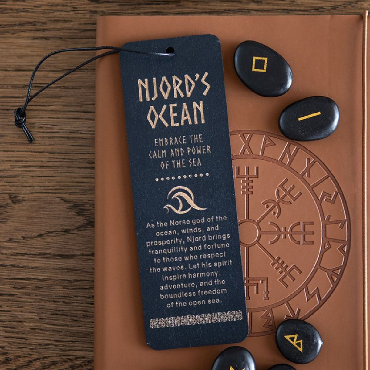 Njord's Ocean Wooden Bookmark 15cm