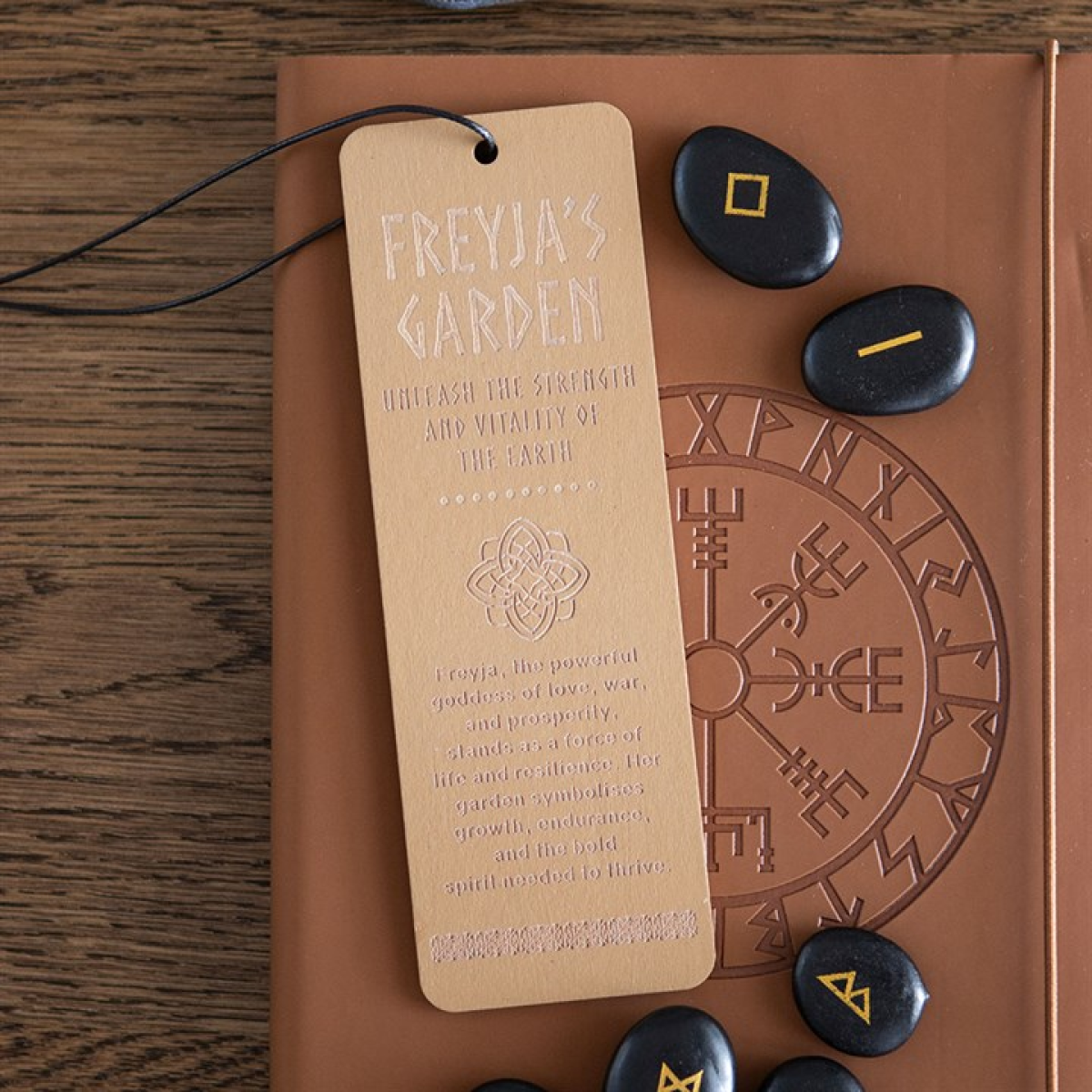 Freyja's Garden Wooden Bookmark 15cm