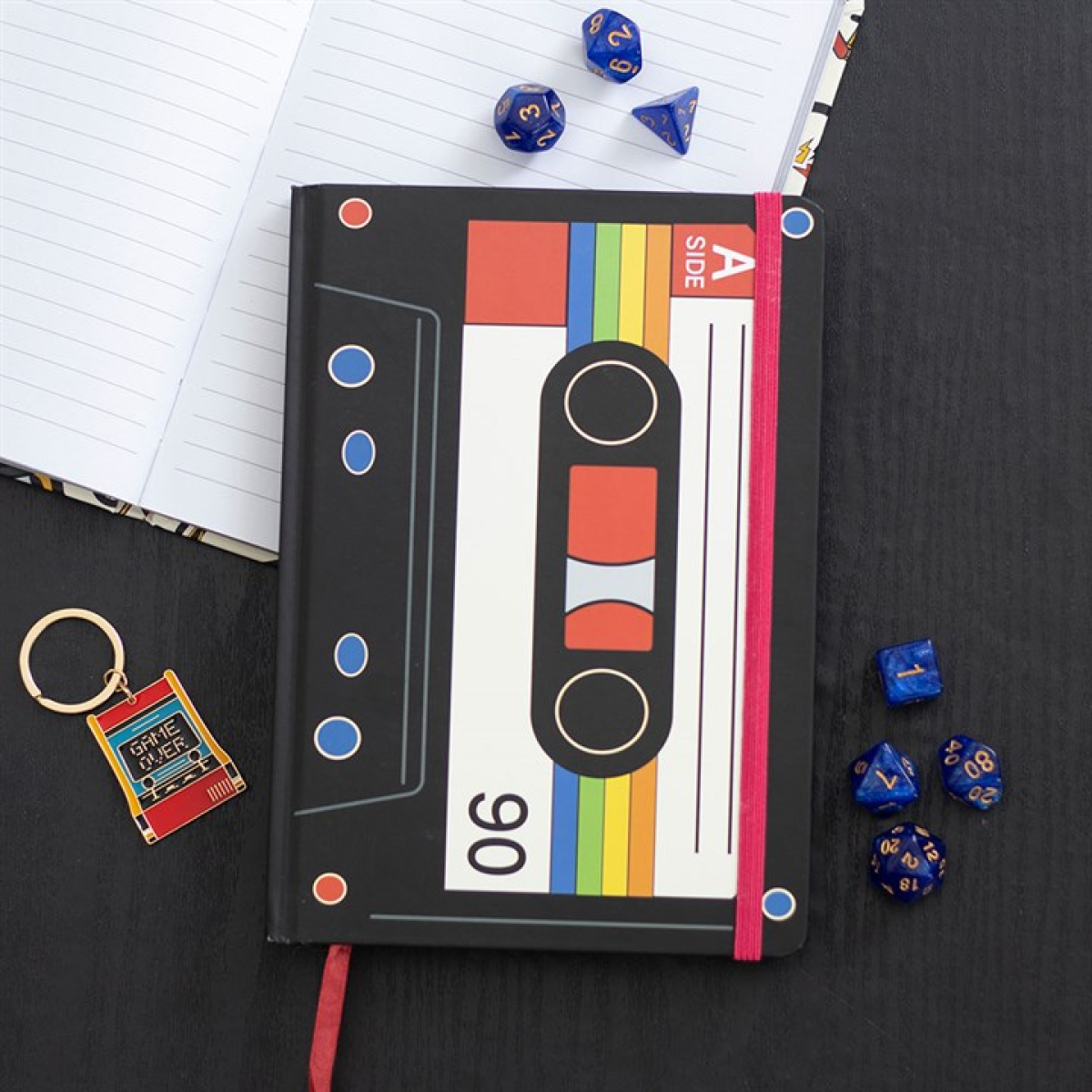 Retro Cassette Tape A5 Notebook 21cm