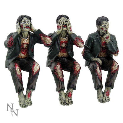 See No, Hear No Speak No Evil Zombies 10cm