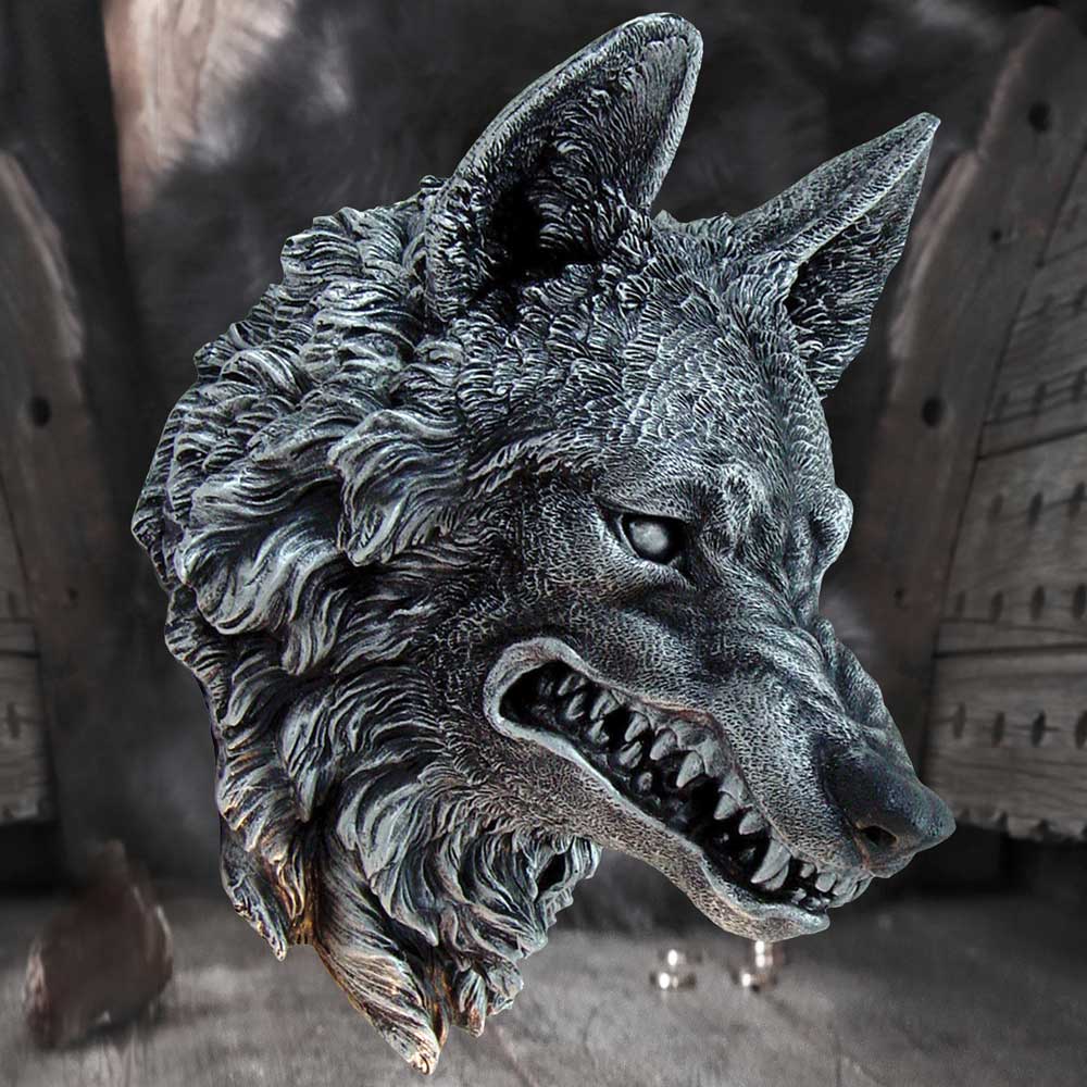 Wolf Wall Plaque 30cm