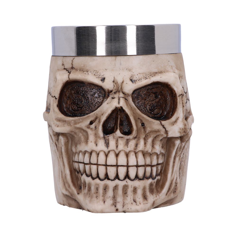 Grinning Skull Tankard 16cm