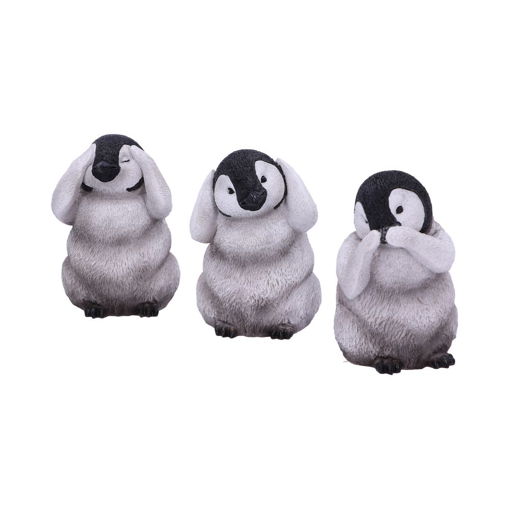 Three Wise Penguins 8.7cm