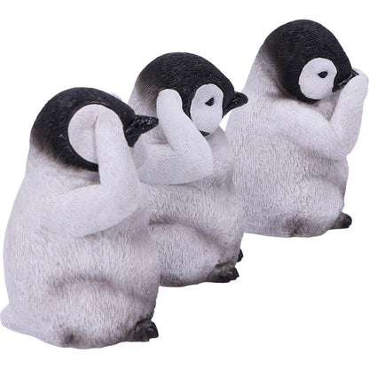 Three Wise Penguins 8.7cm