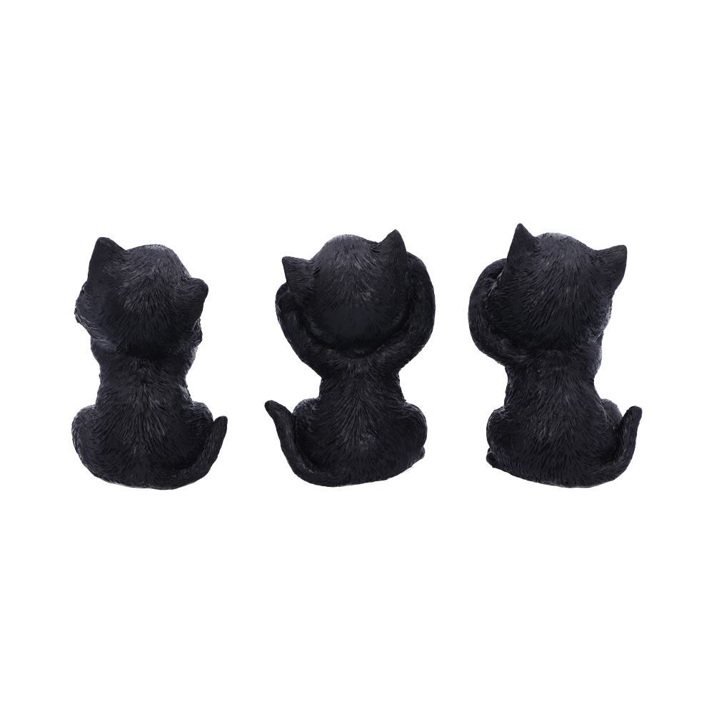 Three Wise Kitties 8.8cm