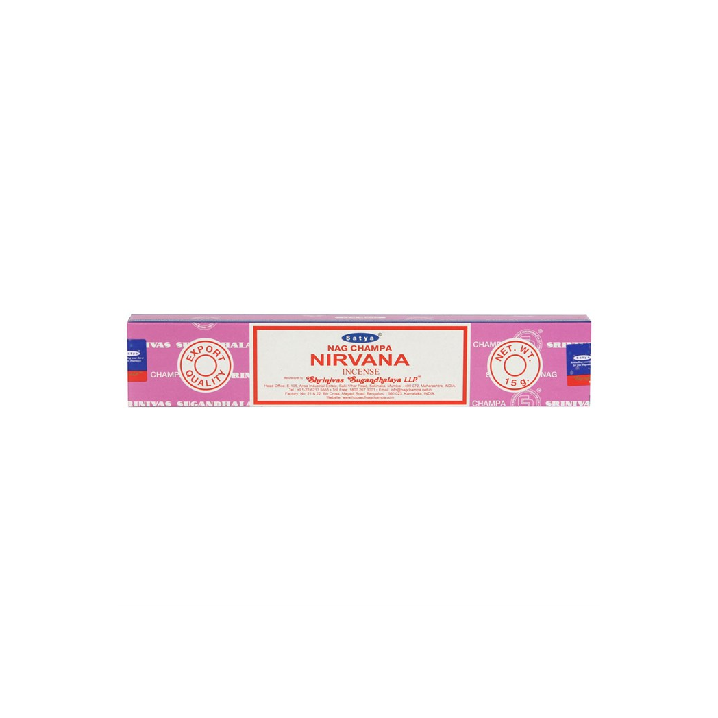 12 Packs of Nirvana Incense Sticks by Satya