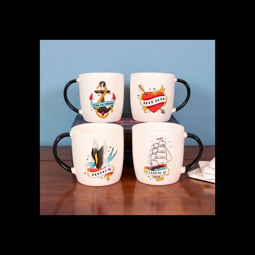 True Love Tattoo Heart Mug