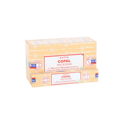 12 Packs of Copal Incense Sticks by Satya